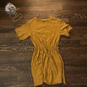 Yellow T-shirt Dress